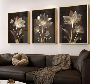 3 Cách Vẽ Tranh Treo Tường Phòng Ngủ Đơn Giản Mà Ấn Tượng 4 Tranh treo tường Cho Phòng Khách